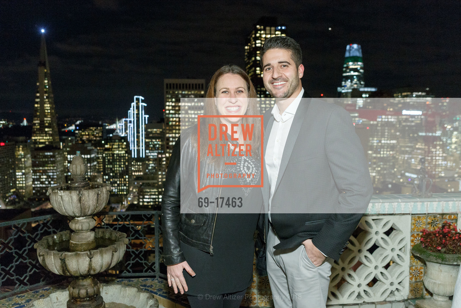 Lisa Falkner, Joe Khamsehpour, Sotheby's International Realty Holiday Party 2018, The Fairmont Hotel, Penthouse Suite. 950 Mason Street, December 5th, 2018, Photo #69-17463 Lisa Falkner, Joe Khamsehpour, Photo #69-17463