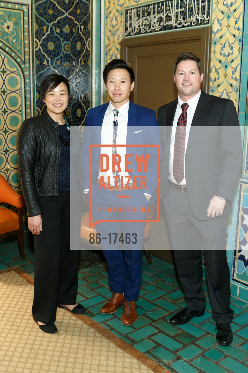 Kelly Kang, Adrian Tan, Scott Brittain, Sotheby's International Realty Holiday Party 2018, The Fairmont Hotel, Penthouse Suite. 950 Mason Street, December 5th, 2018, Photo #86-17463 Kelly Kang, Adrian Tan, Scott Brittain, Photo #86-17463