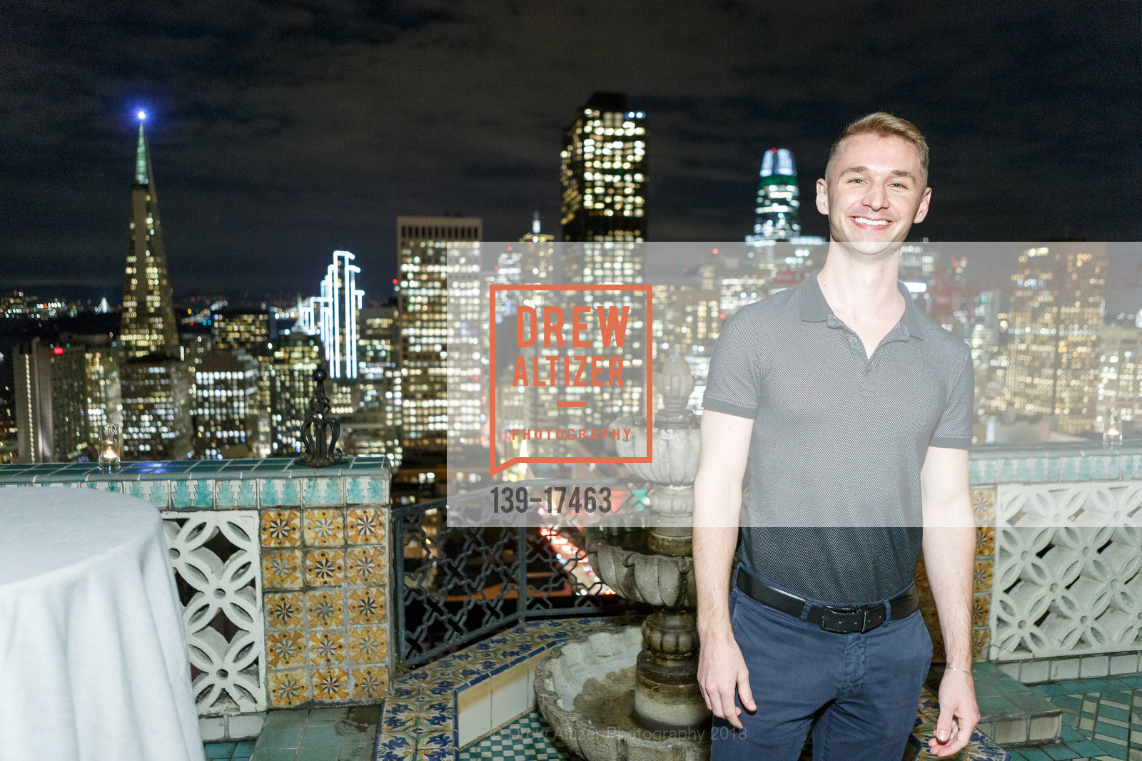 Tyler Vaughn, Sotheby's International Realty Holiday Party 2018, The Fairmont Hotel, Penthouse Suite. 950 Mason Street, December 5th, 2018, Photo #139-17463 Tyler Vaughn, Photo #139-17463