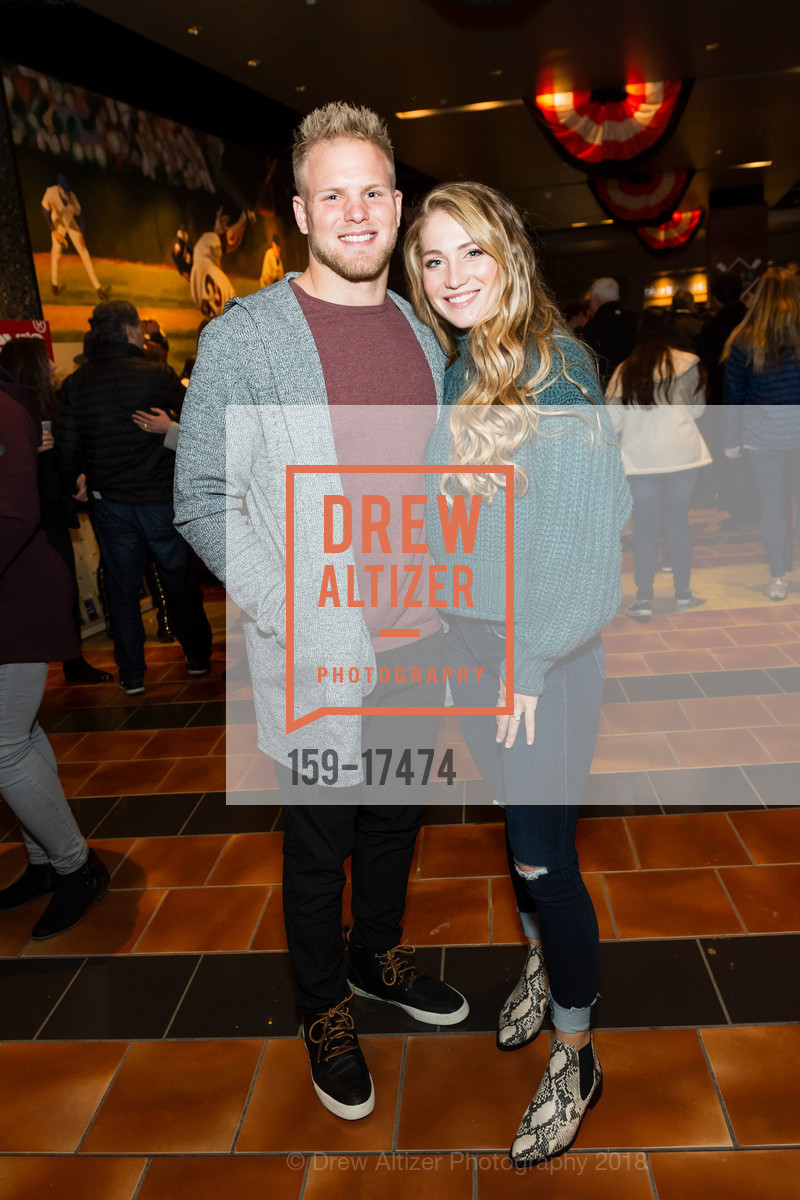 Dallin Leavitt, Josie Leavitt, Holiday Heroes 2018, AT&T Park, December 4th, 2018, Photo #159-17474 Dallin Leavitt, Josie Leavitt, Photo #159-17474