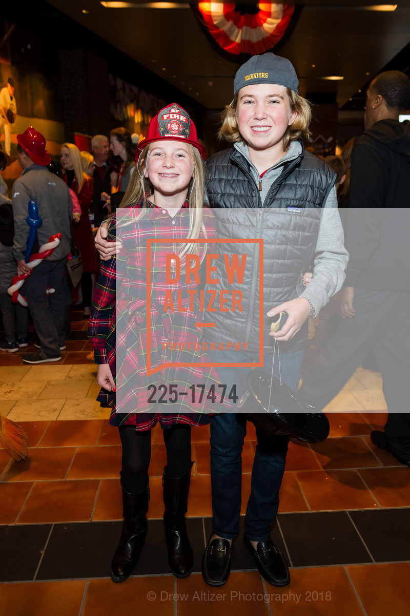 Fiona Carney Skytt, Amy Carney Skytt, Holiday Heroes 2018, AT&T Park, December 4th, 2018, Photo #225-17474 Fiona Carney Skytt, Amy Carney Skytt, Photo #225-17474