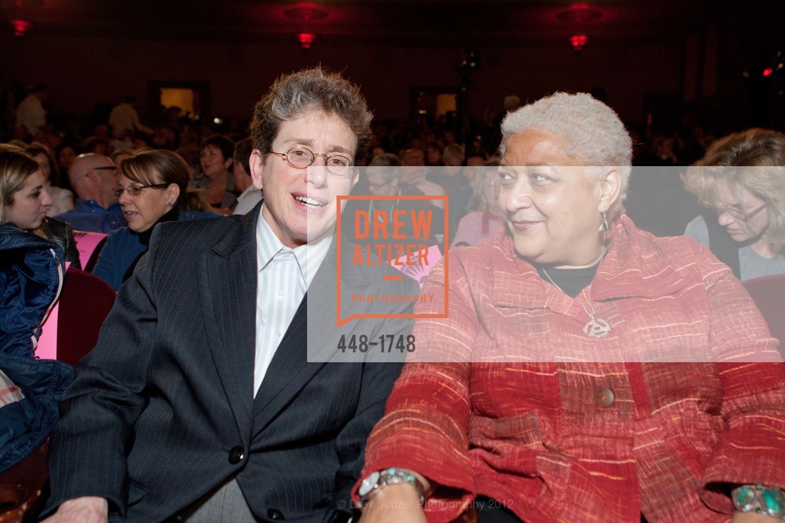 Diane Sabin, Jewelle Gomez, INFORUM Hosts Rachel Maddow at the Castro Theatre, US, April 12th, 2012, Photo #448-1748 Diane Sabin, Jewelle Gomez, Photo #448-1748