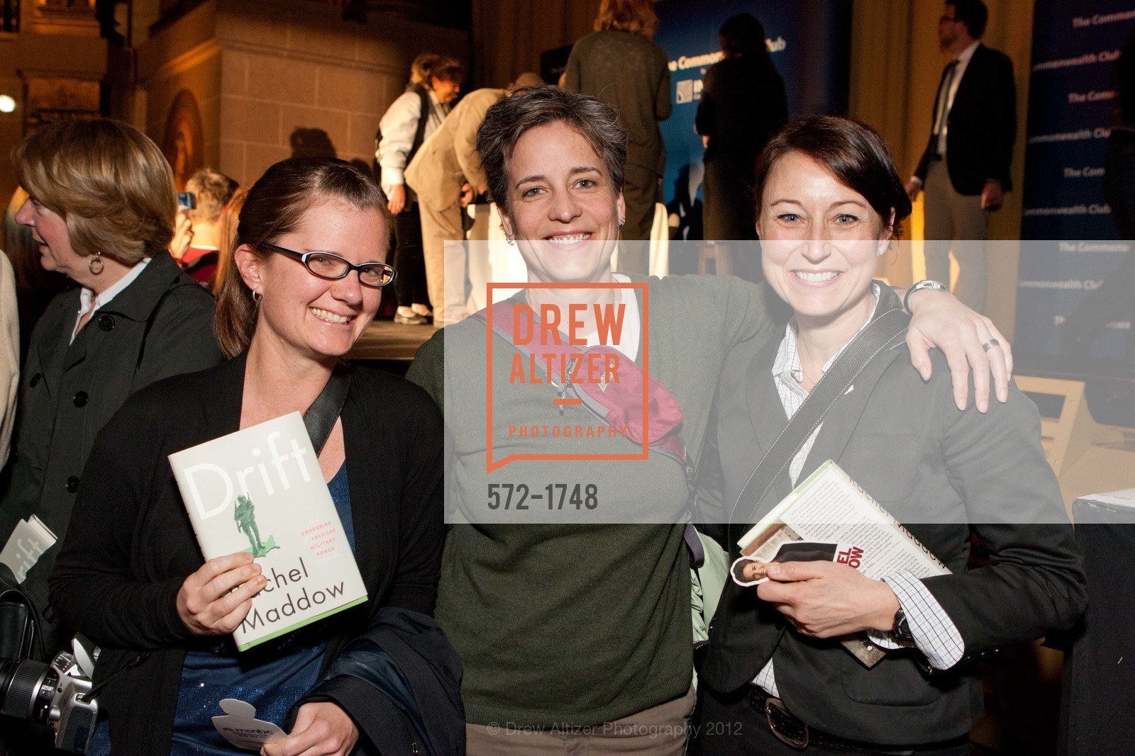 Erika Linden, Karen Baldwin, Tara Grams, INFORUM Hosts Rachel Maddow at the Castro Theatre, US, April 12th, 2012, Photo #572-1748 Erika Linden, Karen Baldwin, Tara Grams, Photo #572-1748