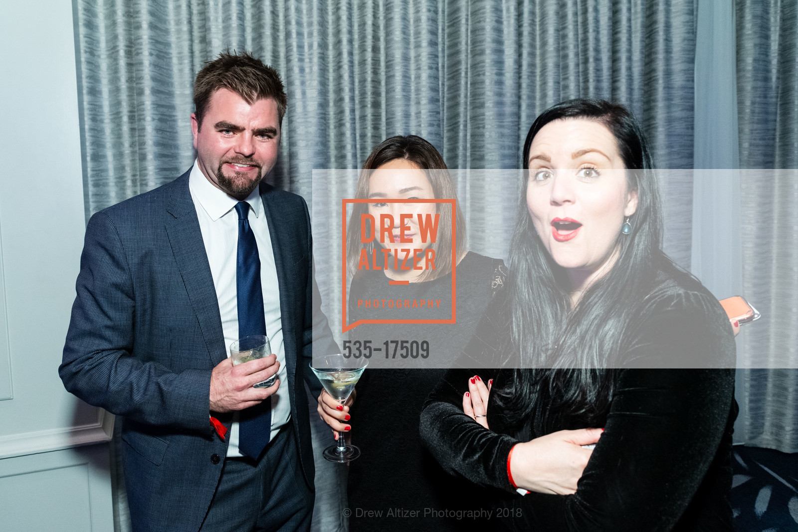 Karl Sutcliffe, Isabel Chia, Aubrey Whitcomb, San Francisco: The Power Party 2018, Four Seasons Hotel. 757 Market St., San Francisco, CA 94103, December 10th, 2018, Photo #535-17509 Karl Sutcliffe, Isabel Chia, Aubrey Whitcomb, Photo #535-17509