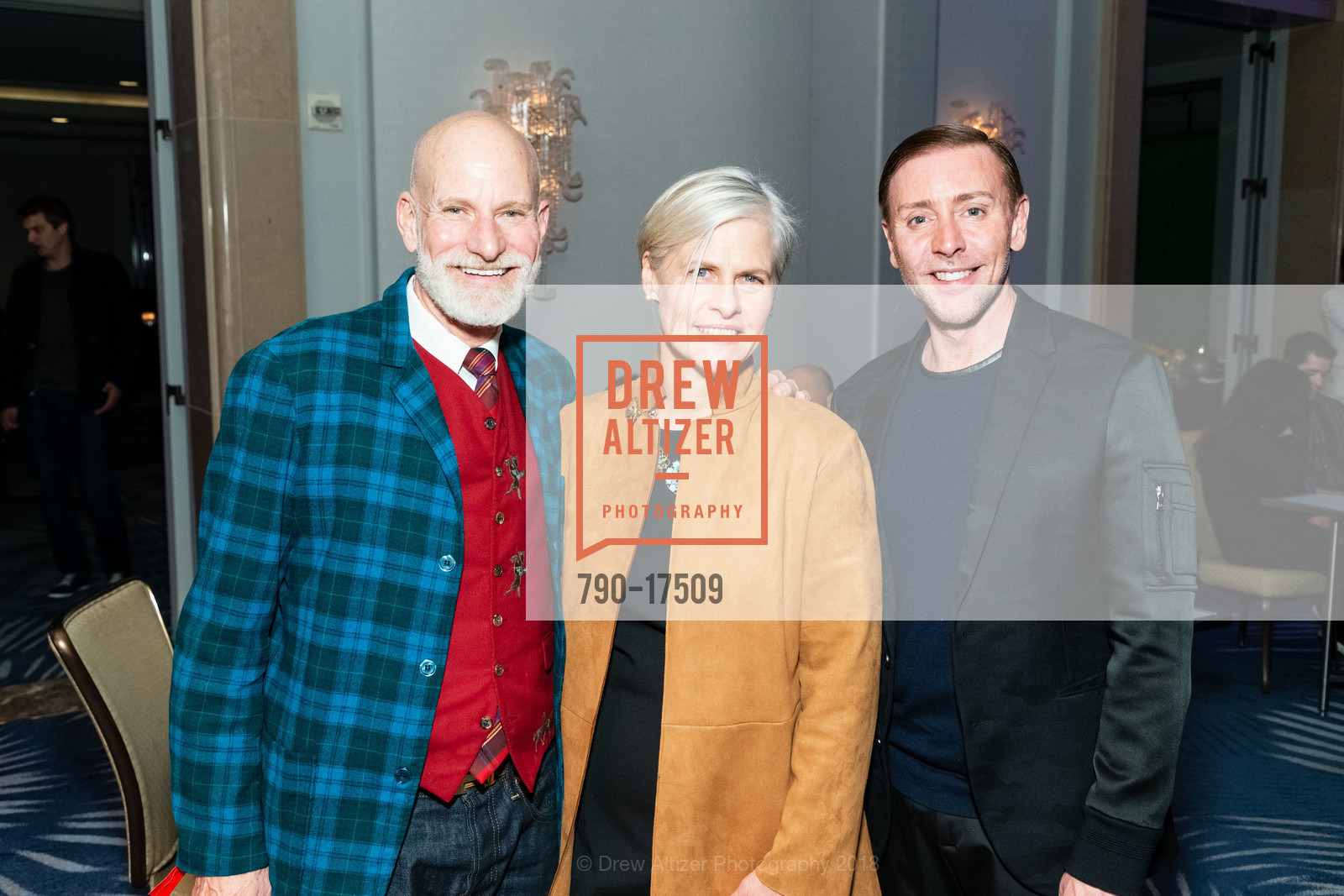 Daniel Detorie, Jean Mandel, Mark Rhoades, San Francisco: The Power Party 2018, Four Seasons Hotel. 757 Market St., San Francisco, CA 94103, December 10th, 2018, Photo #790-17509 Daniel Detorie, Jean Mandel, Mark Rhoades, Photo #790-17509