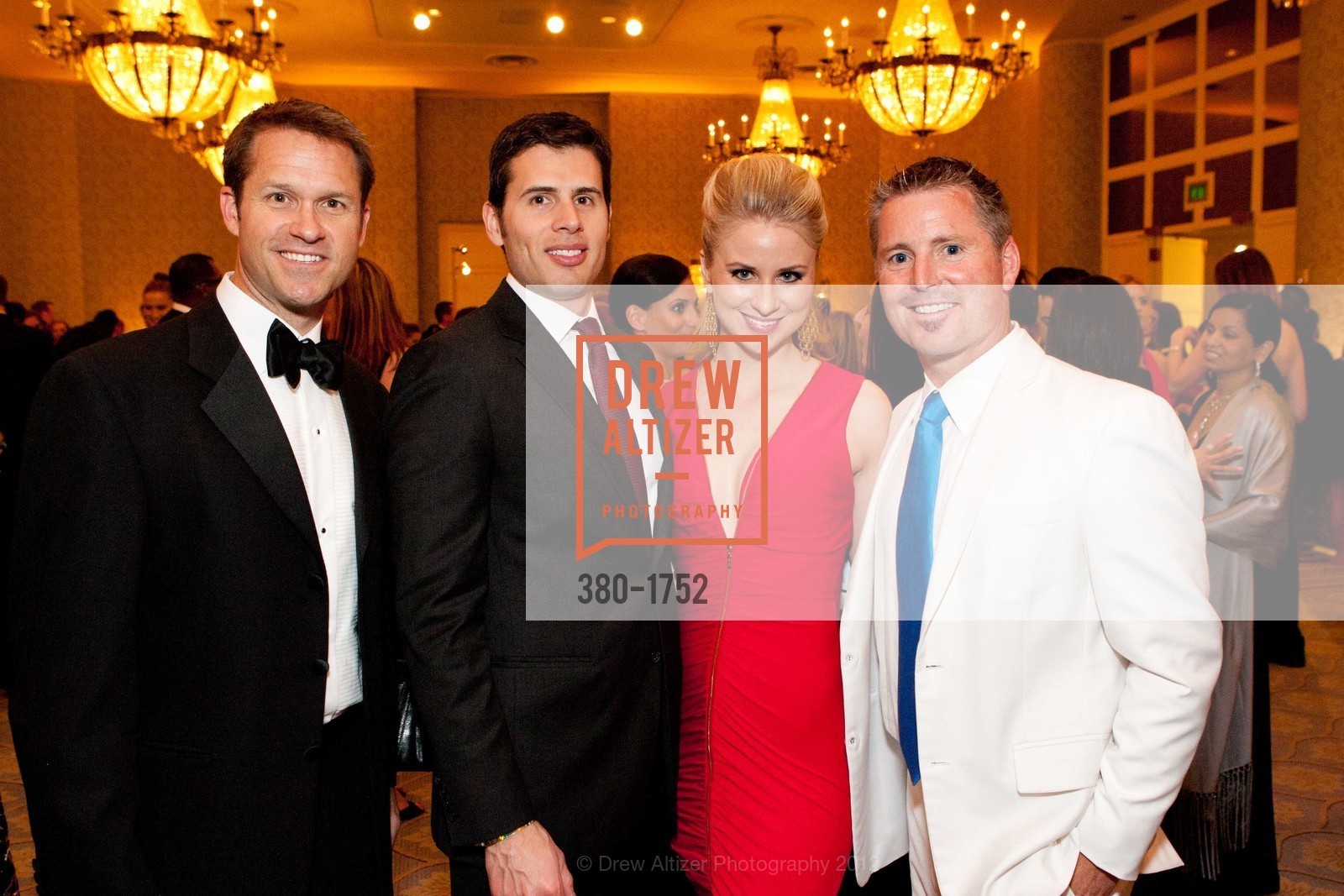 Aaron Farley, Mike Salvi, Kimberley Bates, Doug Landis, JUNIOR LEAGUE OF SAN FRANCISCO'S 86th Annual Fashion Show Dinner, US, April 13th, 2012, Photo #380-1752 Aaron Farley, Mike Salvi, Kimberley Bates, Doug Landis, Photo #380-1752