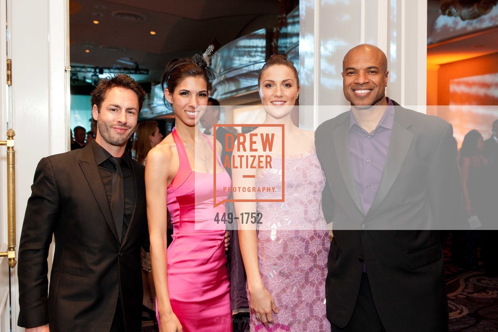 Brad Carrick, Aubrey Rinehart, Hannah Rose, Charleston Pierce, JUNIOR LEAGUE OF SAN FRANCISCO'S 86th Annual Fashion Show Dinner, US, April 13th, 2012, Photo #449-1752 Brad Carrick, Aubrey Rinehart, Hannah Rose, Charleston Pierce, Photo #449-1752