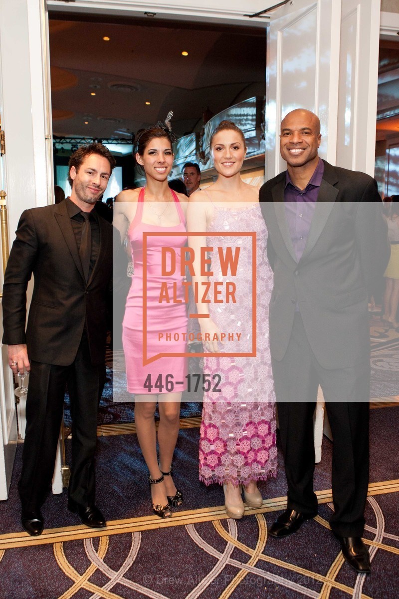Brad Carrick, Aubrey Rinehart, Hannah Rose, Charleston Pierce, JUNIOR LEAGUE OF SAN FRANCISCO'S 86th Annual Fashion Show Dinner, US, April 13th, 2012, Photo #446-1752 Brad Carrick, Aubrey Rinehart, Hannah Rose, Charleston Pierce, Photo #446-1752