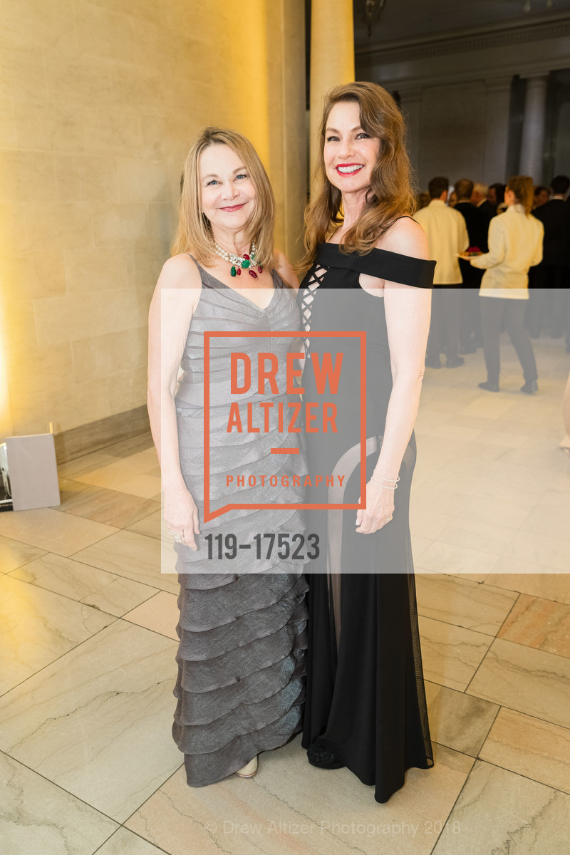 Kathy Rosekrans, Yvonne Robinson, An Elegant Evening in the Court of Honor, Legion of Honor. 100 34th Ave, December 11th, 2018, Photo #119-17523 Kathy Rosekrans, Yvonne Robinson, Photo #119-17523