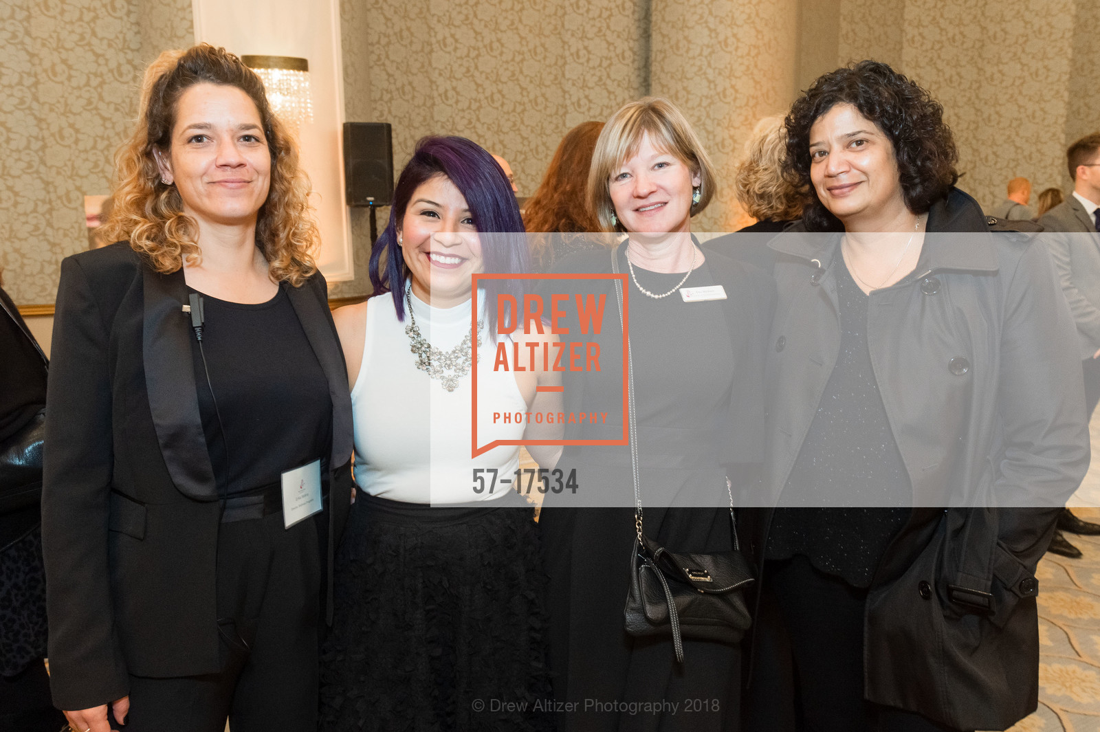 Erica Molina, Ana Ayala, Kim Madsen, Shereen McSpadden, Project Open Hand Presents Hand to Hand: A Holiday Luncheon, The Fairmont. 950 Mason St, December 13th, 2018, Photo #57-17534 Erica Molina, Ana Ayala, Kim Madsen, Shereen McSpadden, Photo #57-17534