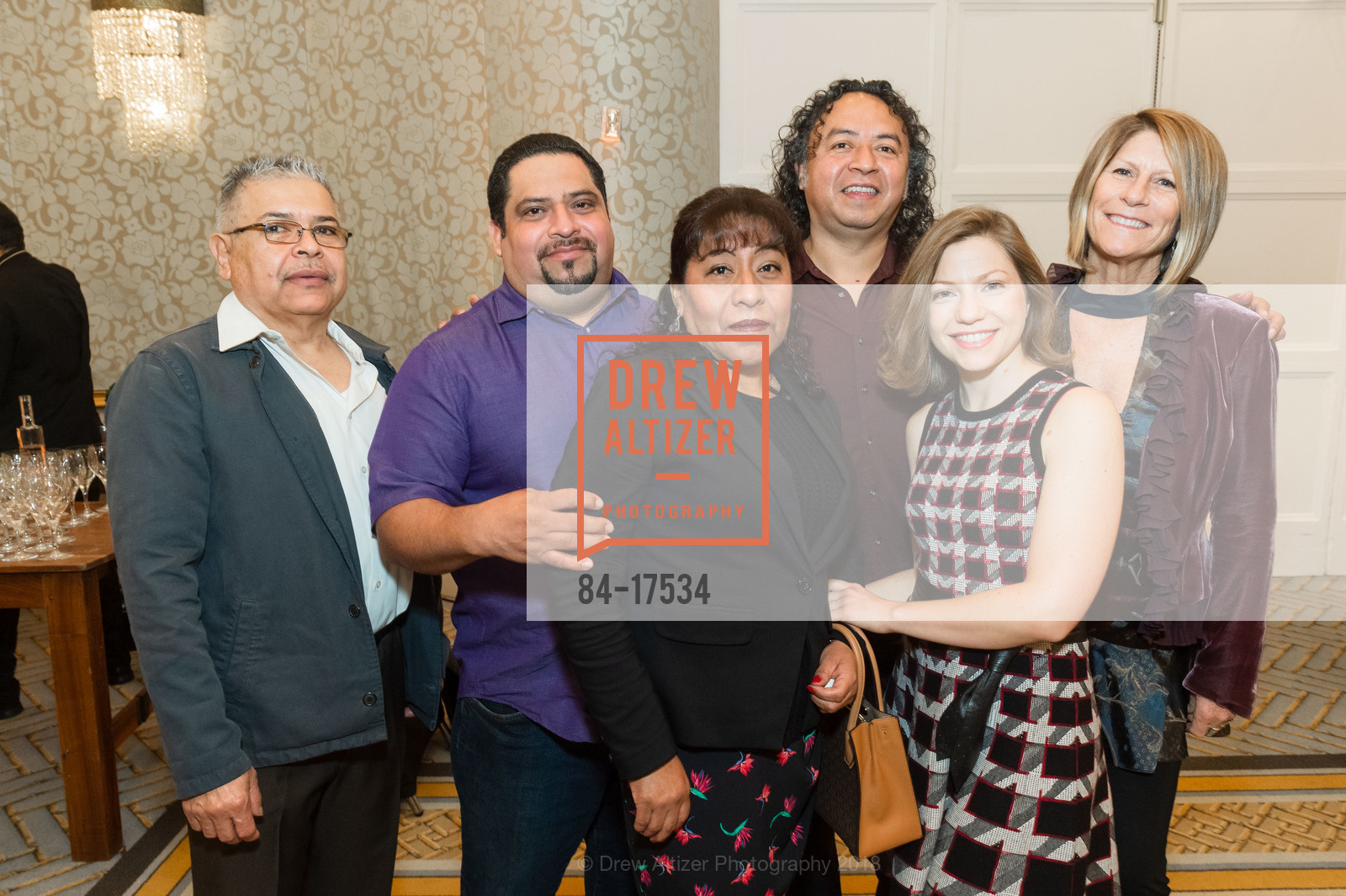 Salvador Alvarez, Antonio Segundo, Rosa Angel, Miguel Rosales, Maggie Joanidis, Allison Hyde, Project Open Hand Presents Hand to Hand: A Holiday Luncheon, The Fairmont. 950 Mason St, December 13th, 2018, Photo #84-17534 Salvador Alvarez, Antonio Segundo, Rosa Angel, Miguel Rosales, Maggie Joanidis, Allison Hyde, Photo #84-17534