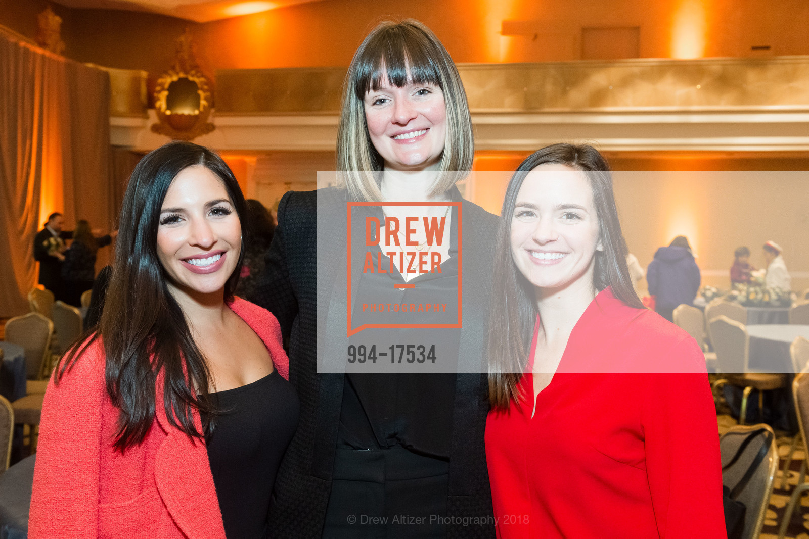 Cheryl Sanclemente, Kristina Milian, Kalen Sharum, Project Open Hand Presents Hand to Hand: A Holiday Luncheon, The Fairmont. 950 Mason St, December 13th, 2018, Photo #994-17534 Cheryl Sanclemente, Kristina Milian, Kalen Sharum, Photo #994-17534