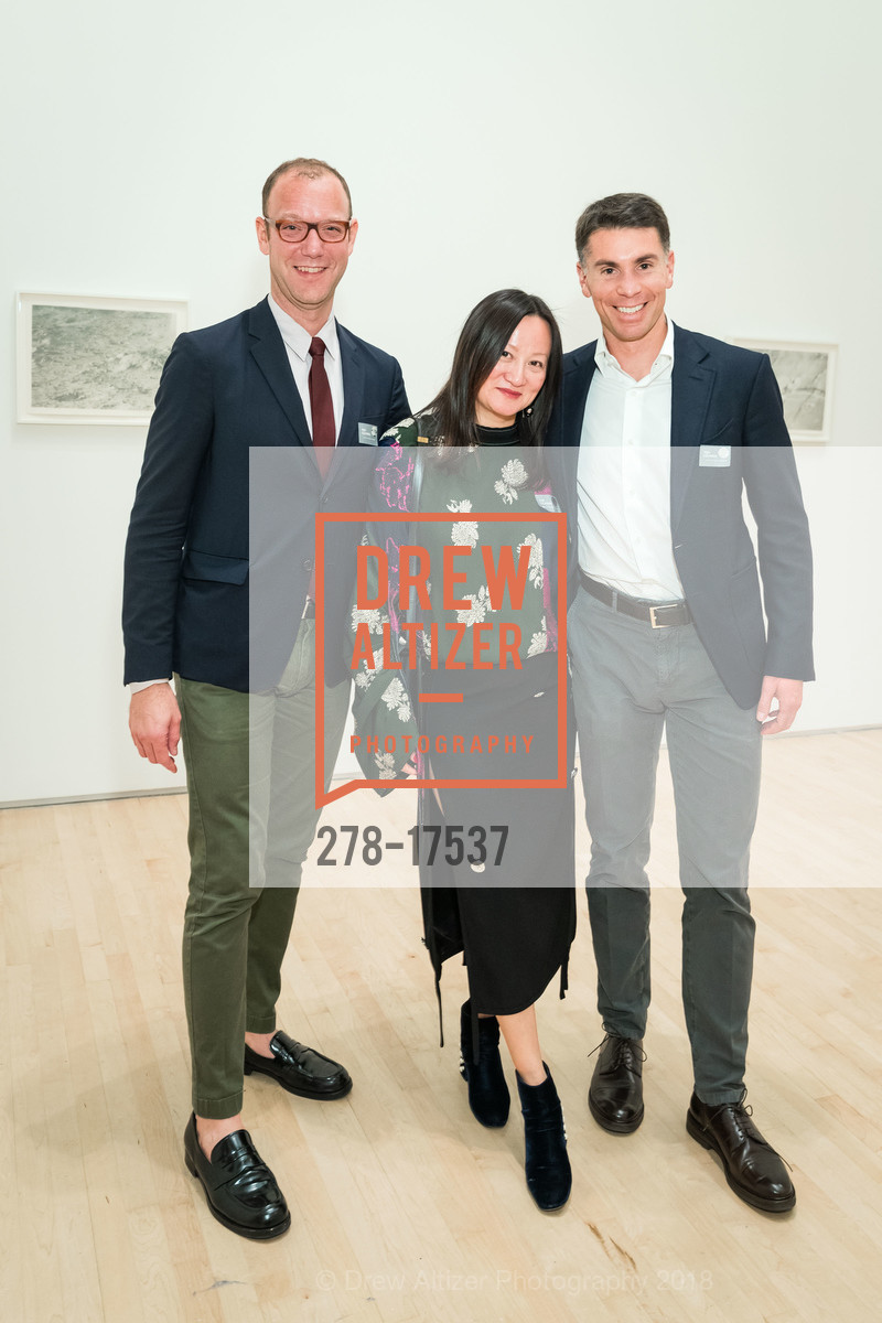 Ian Alteveer, Jacqueline Tran, Josh Fink, Vija Celmins: To Fix the Image in Memory Directors Circle/Curators Circle Preview, SFMOMA, December 13th, 2018, Photo #278-17537 Ian Alteveer, Jacqueline Tran, Josh Fink, Photo #278-17537