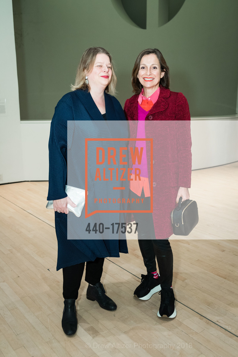 Kitty Scott, Sarah Thornton, Vija Celmins: To Fix the Image in Memory Directors Circle/Curators Circle Preview, SFMOMA, December 13th, 2018, Photo #440-17537 Kitty Scott, Sarah Thornton, Photo #440-17537