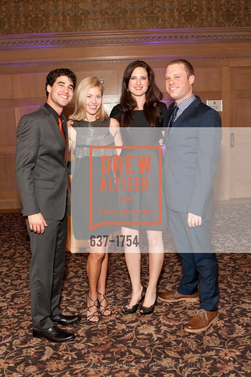 Darren Criss, Charlotte Ubben, Rachel Rubenstein, Dylan Saunders, ACT GALA Private Selections, US, April 15th, 2012, Photo #637-1754 Darren Criss, Charlotte Ubben, Rachel Rubenstein, Dylan Saunders, Photo #637-1754