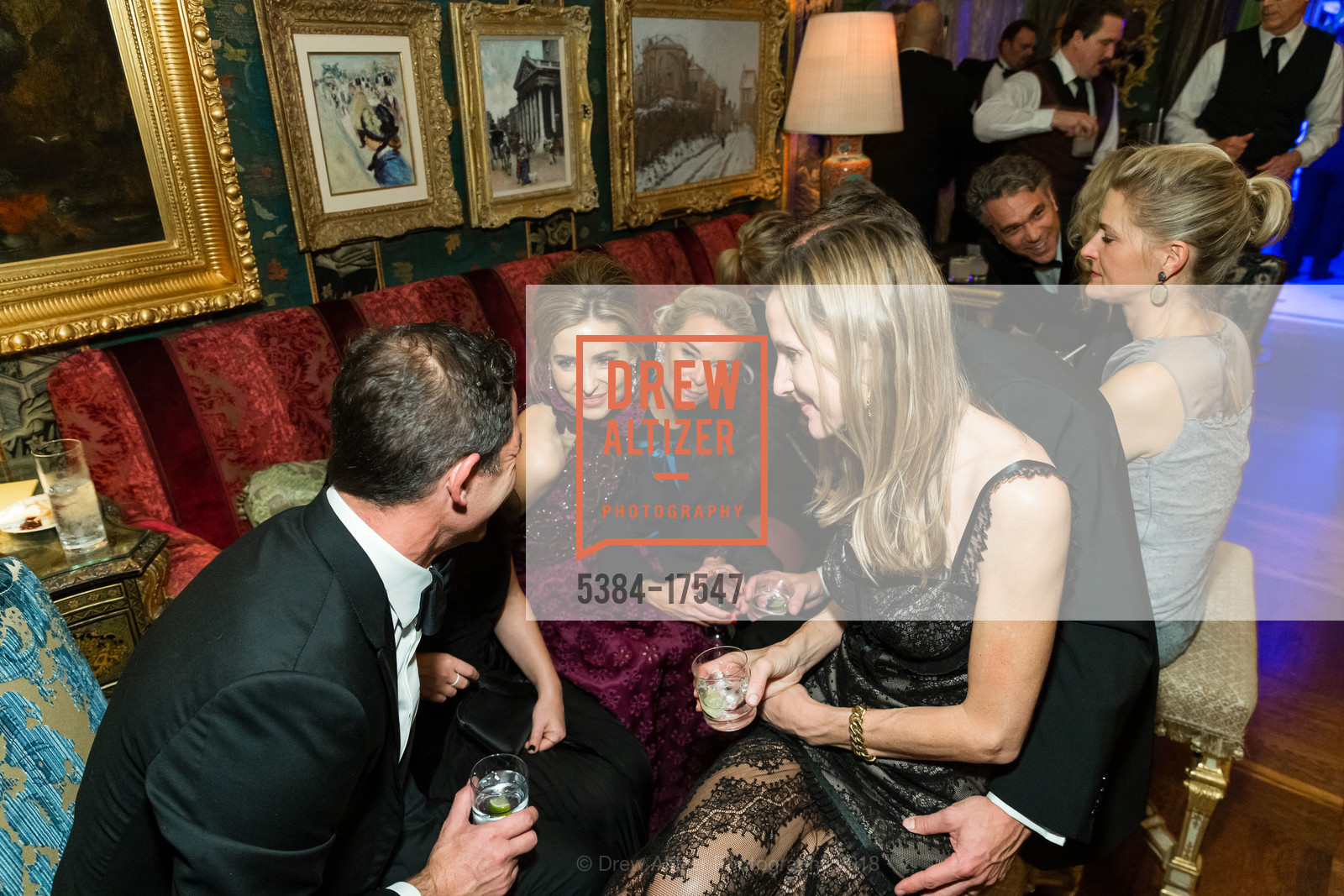 Adam Clammer, Becca Prowda, Kate Harbin Clammer, Anne-Sophie Deneve, Alec Perkins, Serena Perkins, Gordon Peter Getty's 85th Birthday Celebration, Private Residence, December 15th, 2018, Photo #5384-17547 Adam Clammer, Becca Prowda, Kate Harbin Clammer, Anne-Sophie Deneve, Alec Perkins, Serena Perkins, Photo #5384-17547