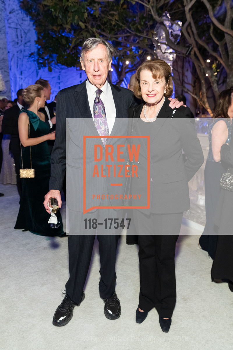 Richard Blum, Diane Feinstein, Gordon Peter Getty's 85th Birthday Celebration, Private Residence, December 15th, 2018, Photo #118-17547 Richard Blum, Diane Feinstein, Photo #118-17547