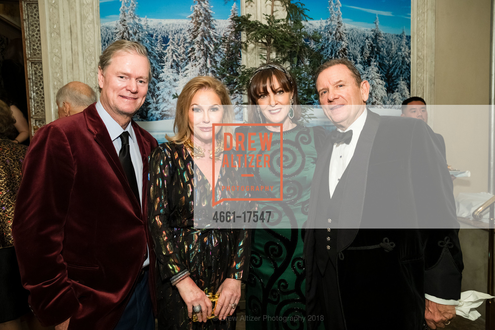 Richard Hilton, Kathy Hilton, Allison Speer, Joe Tobin, Gordon Peter Getty's 85th Birthday Celebration, Private Residence, December 15th, 2018, Photo #4661-17547 Richard Hilton, Kathy Hilton, Allison Speer, Joe Tobin, Photo #4661-17547