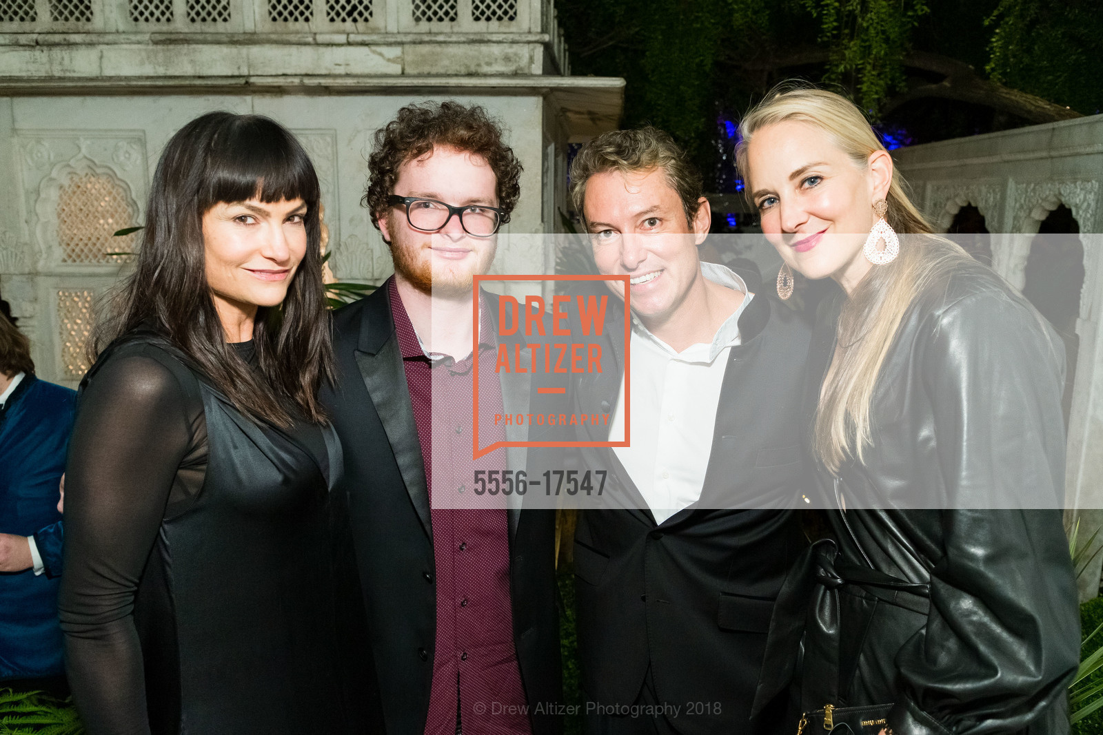 Rosetta Getty, Cassius Getty, Pierre du Preez, Cecilia Getty-du Preez, Gordon Peter Getty's 85th Birthday Celebration, Private Residence, December 15th, 2018, Photo #5556-17547 Rosetta Getty, Cassius Getty, Pierre du Preez, Cecilia Getty-du Preez, Photo #5556-17547
