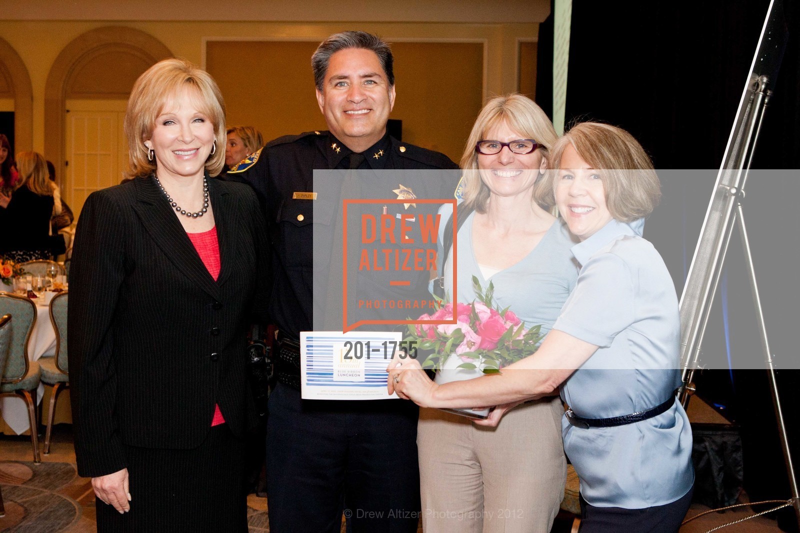 Cheryl Jennings, James Dudley, Susan Fernyak, Patty Shimek, SAN FRANCISCO CHILD ABUSE PREVENTION CENTER - 15th Annual Luncheon, US, April 17th, 2012, Photo #201-1755 Cheryl Jennings, James Dudley, Susan Fernyak, Patty Shimek, Photo #201-1755