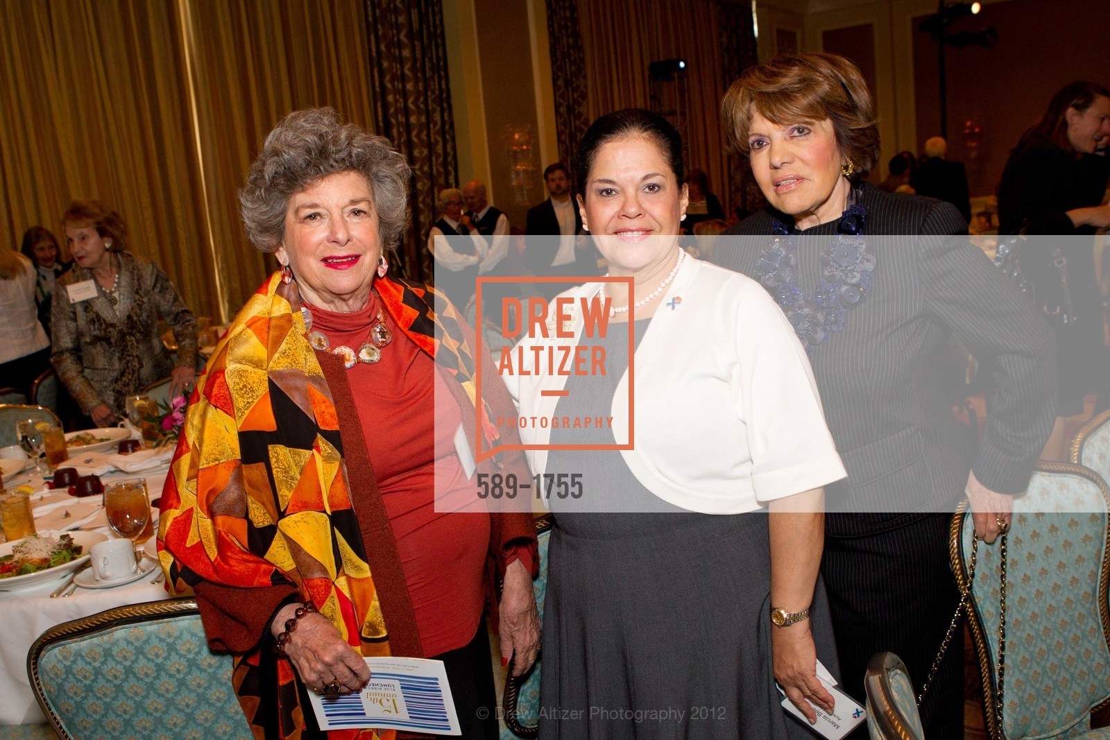 Delia Ehrlich, Marcia Beersdorf, Lucretia Carney, SAN FRANCISCO CHILD ABUSE PREVENTION CENTER - 15th Annual Luncheon, US, April 17th, 2012, Photo #589-1755 Delia Ehrlich, Marcia Beersdorf, Lucretia Carney, Photo #589-1755