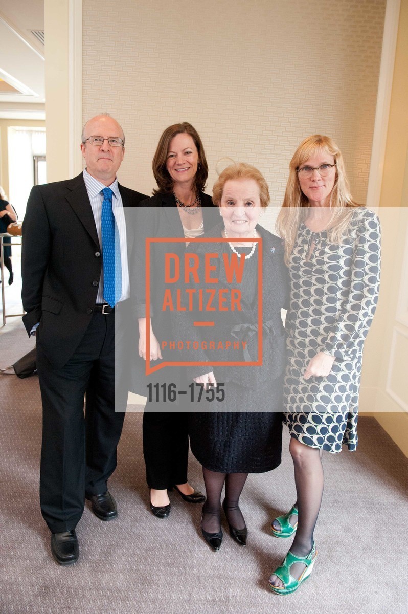 Chris Stewart, Shannon Thyne, Madeleine Albright, Brenda Tucker, SAN FRANCISCO CHILD ABUSE PREVENTION CENTER - 15th Annual Luncheon, US, April 17th, 2012, Photo #1116-1755 Chris Stewart, Shannon Thyne, Madeleine Albright, Brenda Tucker, Photo #1116-1755
