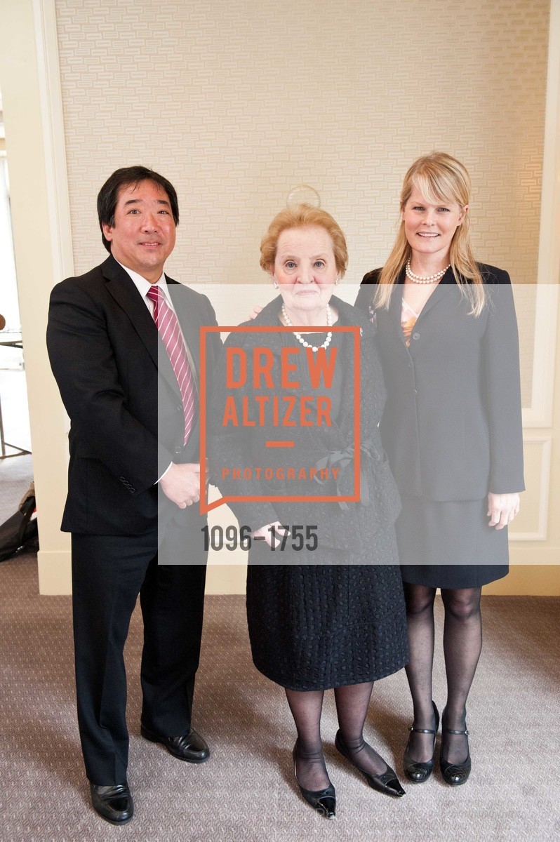 Stuart Nakanishi, Madeleine Albright, Diana DeLonzor, SAN FRANCISCO CHILD ABUSE PREVENTION CENTER - 15th Annual Luncheon, US, April 17th, 2012, Photo #1096-1755 Stuart Nakanishi, Madeleine Albright, Diana DeLonzor, Photo #1096-1755