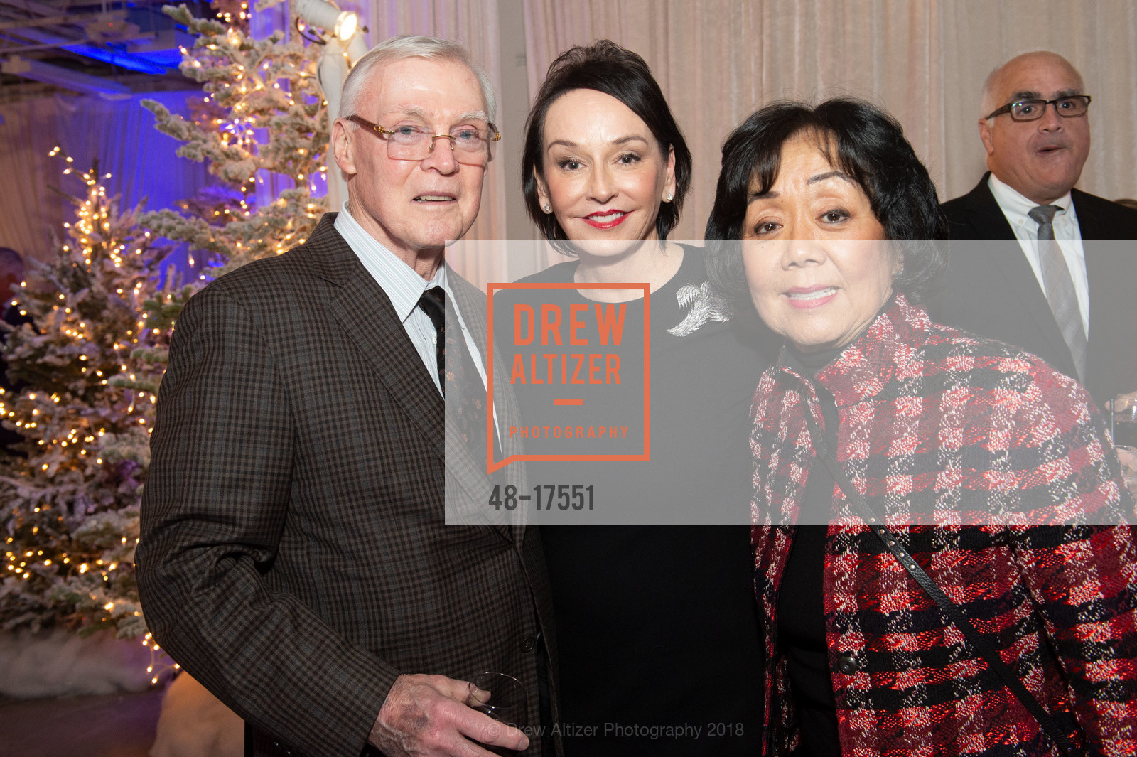 Peter Blackstock, Elisa Stephens, Anne Wilbur, Birthday Celebration for Elisa Stephens, The Cannery. 2801 Leavenworth Street, December 18th, 2018, Photo #48-17551 Peter Blackstock, Elisa Stephens, Anne Wilbur, Photo #48-17551