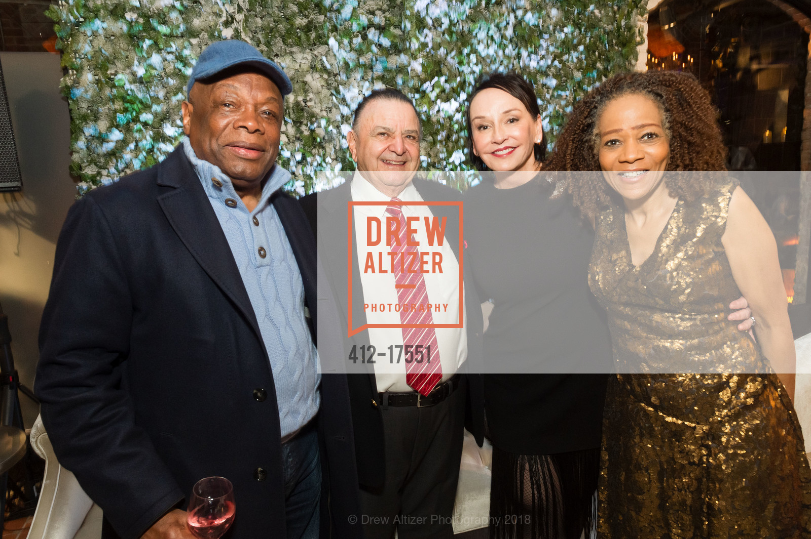 Willie Brown, Aram Kinosian, Elisa Stephens, Paula West, Photo #412-17551