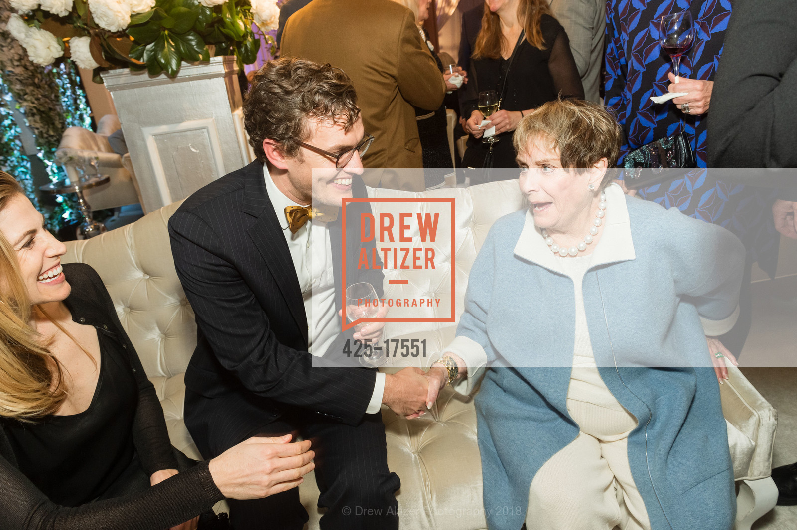 Katie Roosevelt, Nick Roosevelt, Susanne Stephens, Birthday Celebration for Elisa Stephens, The Cannery. 2801 Leavenworth Street, December 18th, 2018, Photo #425-17551 Katie Roosevelt, Nick Roosevelt, Susanne Stephens, Photo #425-17551