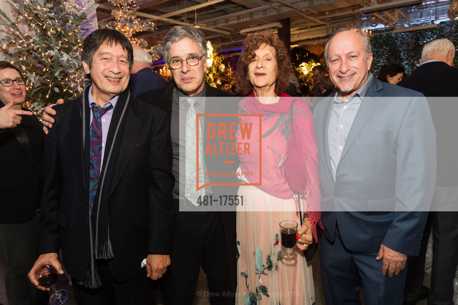 Ken Ferro, Jana Memel, Randy Levinson, Birthday Celebration for Elisa Stephens, The Cannery. 2801 Leavenworth Street, December 18th, 2018, Photo #481-17551 Ken Ferro, Jana Memel, Randy Levinson, Photo #481-17551