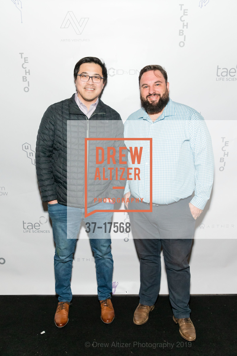 David Tsung, Paul Alexander, TechBio 2019, Merchant's Exchange Club. 75 Leidesdorff Street, January 7th, 2019, Photo #37-17568 David Tsung, Paul Alexander, Photo #37-17568