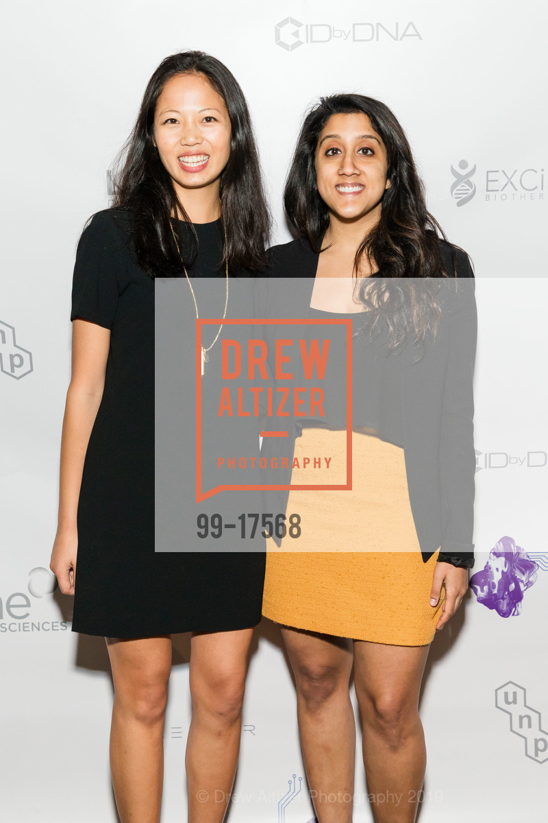 Zoe Guttendorf, Meena Iyer, TechBio 2019, Merchant's Exchange Club. 75 Leidesdorff Street, January 7th, 2019, Photo #99-17568 Zoe Guttendorf, Meena Iyer, Photo #99-17568