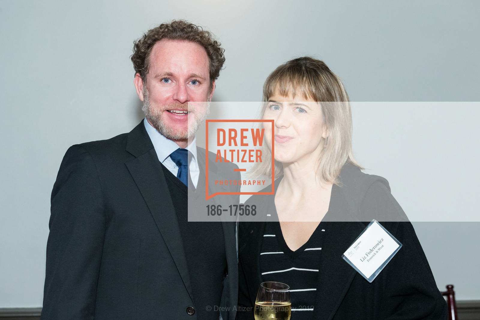 Barry Bonner, Liz Federowicz, TechBio 2019, Merchant's Exchange Club. 75 Leidesdorff Street, January 7th, 2019, Photo #186-17568 Barry Bonner, Liz Federowicz, Photo #186-17568