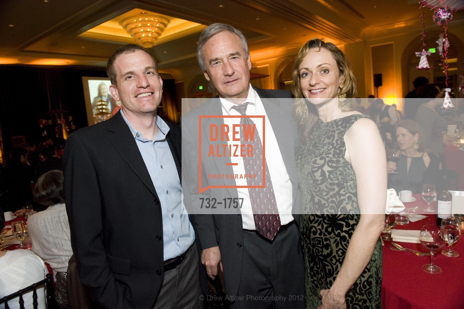 David Glickman, Walter McGuire, Karin Bauer, 2nd Annual SF Benefit for CURE -- Citizens United for Research in Epilepsy, US, April 17th, 2012, Photo #732-1757 David Glickman, Walter McGuire, Karin Bauer, Photo #732-1757