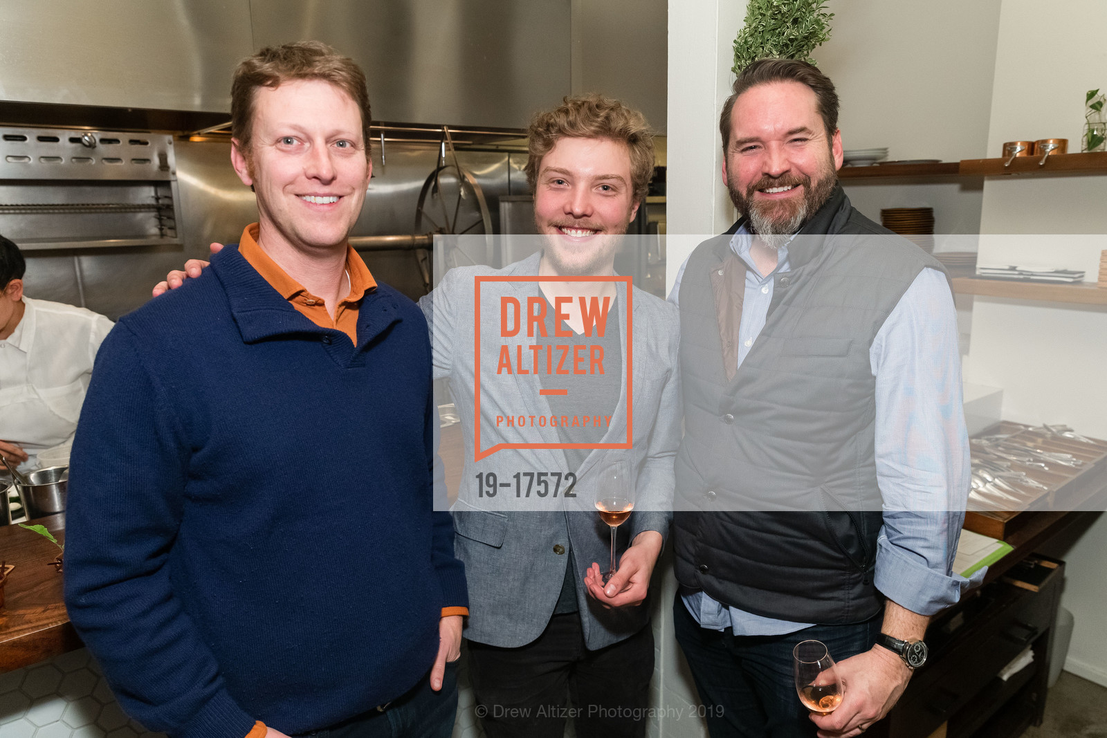 Scott Dylla, Pavle Jeremic, Mike Harden, ARTIS Ventures Annual JPM Dinner 2019, Petit Crenn. 609 Hayes Street, January 9th, 2019, Photo #19-17572 Scott Dylla, Pavle Jeremic, Mike Harden, Photo #19-17572