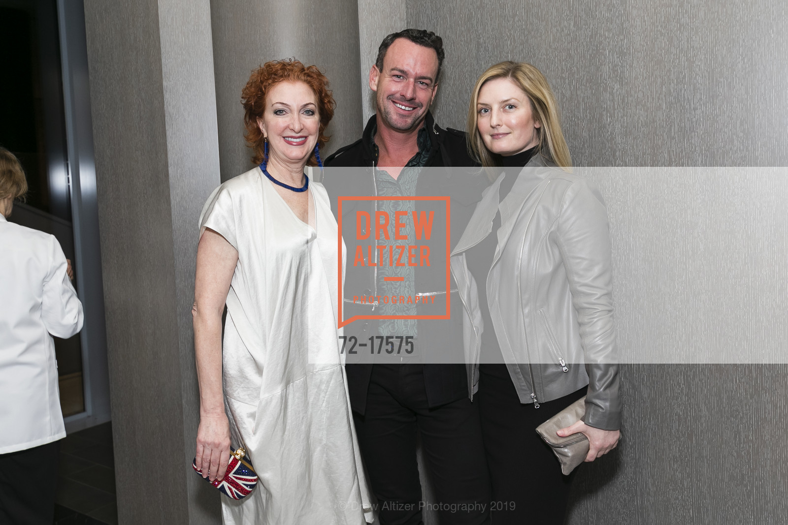 Patricia Roberts, Jarrod Baumann, Lindsay Beckham, SF Ballet Opening Night Gala Grand Benefactor & Benefactor Party 2019, 181 Fremont. San Francisco, January 9th, 2019, Photo #72-17575 Patricia Roberts, Jarrod Baumann, Lindsay Beckham, Photo #72-17575
