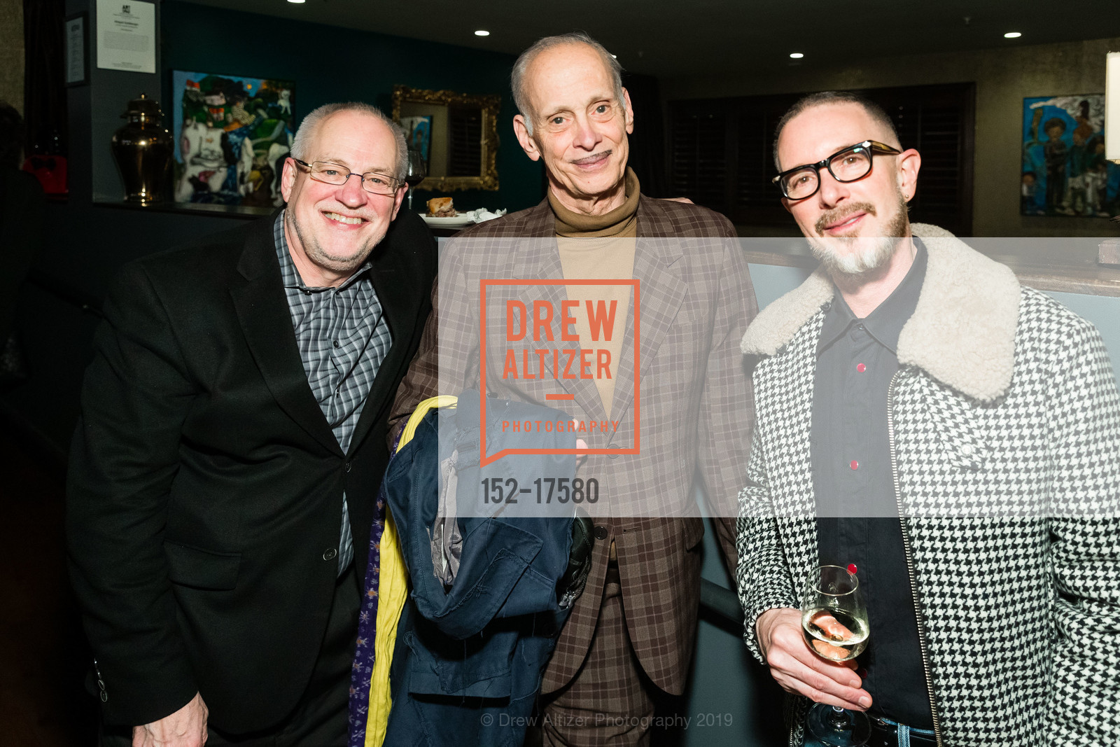 Gary Garrels, John Waters, Brent Reckman, Photo #152-17580