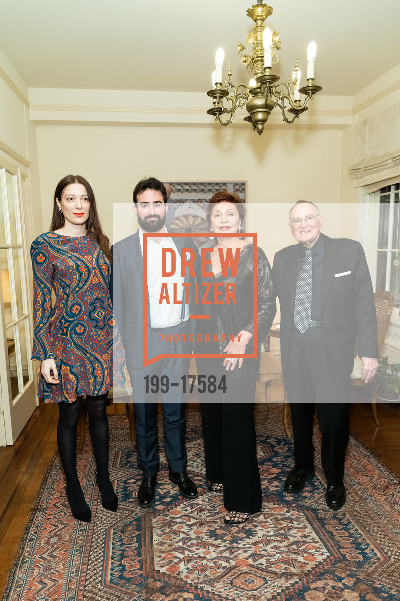 Masha Paternò di Spedalotto, Vincenzo Paternò di Spedalotto, Maria Manetti Shrem, Jan Shrem, Grand Officer of the Order of the Star of Italy bestowed on Maria Manetti Shrem, Consulate General of Italy. 2151 Broadway, January 14th, 2019, Photo #199-17584 Masha Paternò di Spedalotto, Vincenzo Paternò di Spedalotto, Maria Manetti Shrem, Jan Shrem, Photo #199-17584
