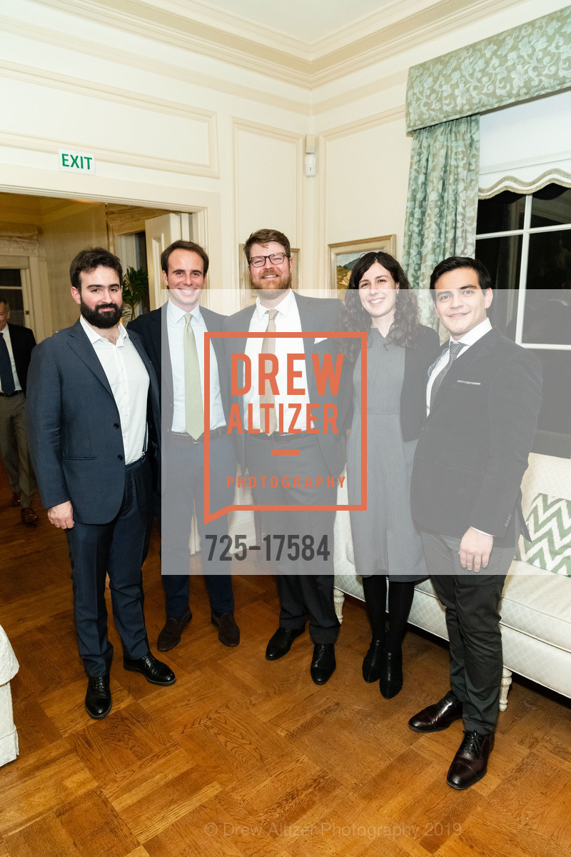 Vincenzo Paterno di Spedalotto, Marchese Matteo Frescobaldi, Chris Oglesby, Ilana Rainero-de Haan, Cesar Canon, Grand Officer of the Order of the Star of Italy bestowed on Maria Manetti Shrem, Consulate General of Italy. 2151 Broadway, January 14th, 2019, Photo #725-17584 Vincenzo Paterno di Spedalotto, Marchese Matteo Frescobaldi, Chris Oglesby, Ilana Rainero-de Haan, Cesar Canon, Photo #725-17584