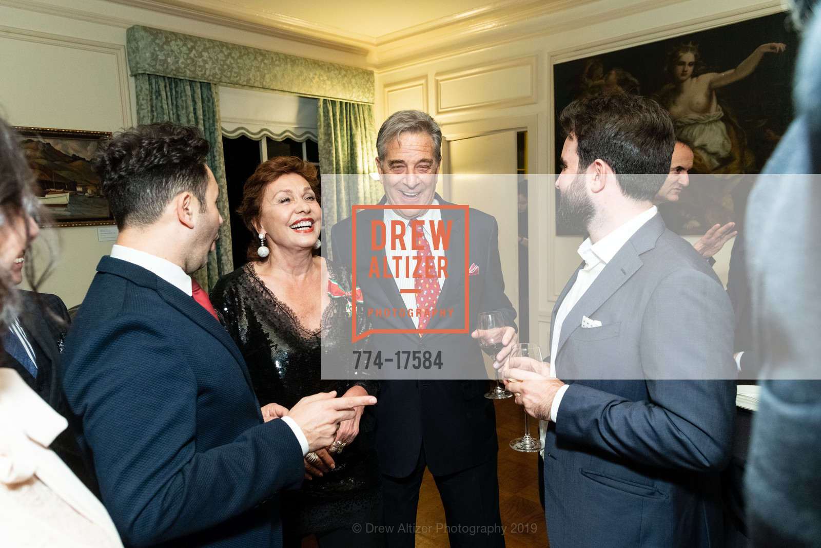 Mauro Aprile Zanetti, Paul Pelosi, Vincenzo Paterno di Spedalotto, Grand Officer of the Order of the Star of Italy bestowed on Maria Manetti Shrem, Consulate General of Italy. 2151 Broadway, January 14th, 2019, Photo #774-17584 Mauro Aprile Zanetti, Paul Pelosi, Vincenzo Paterno di Spedalotto, Photo #774-17584