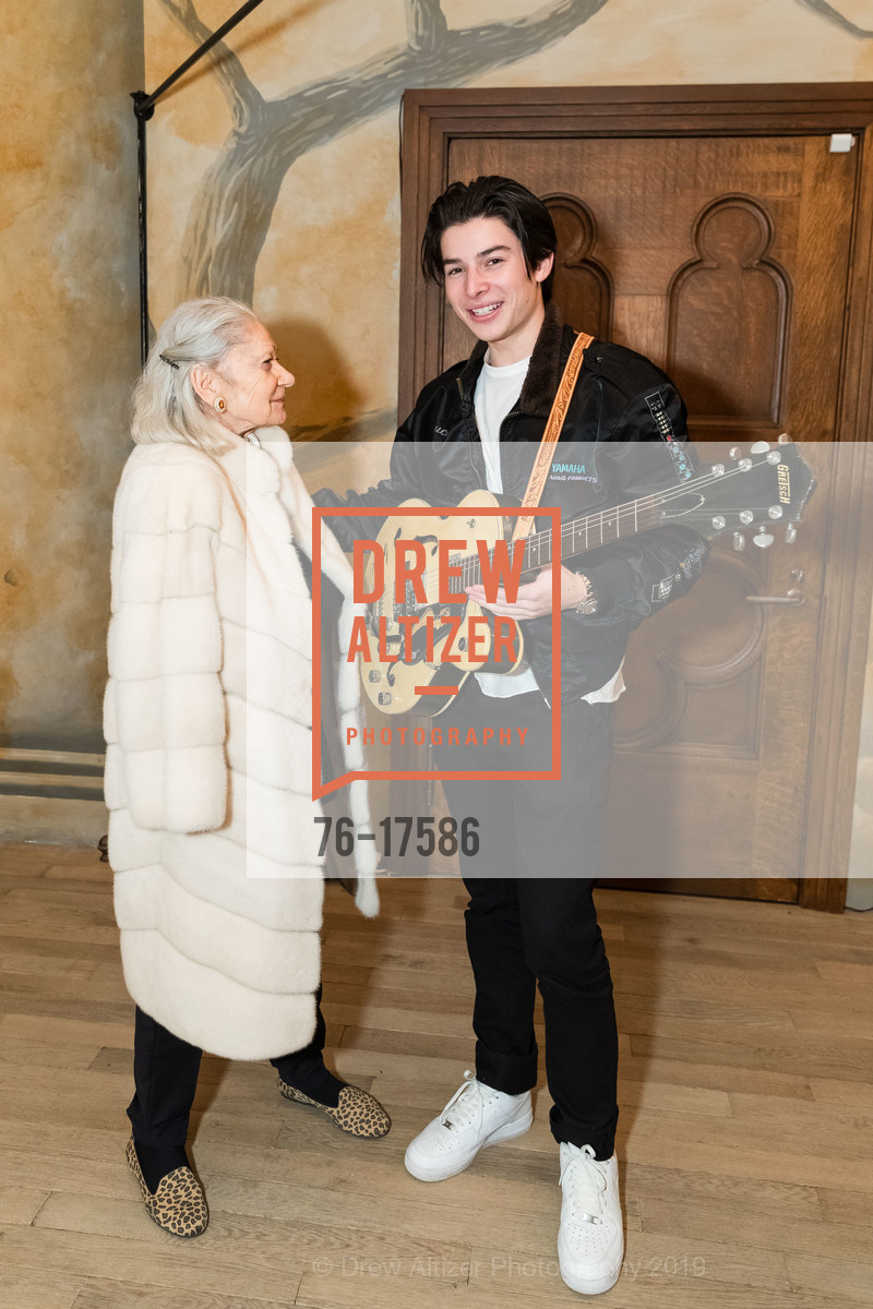 Denise Hale, Spencer Barnett, Opening of Adam Lindemann's Venus Over Manhattan at St Joseph's Arts Society, St Joseph's Arts Society, January 15th, 2019, Photo #76-17586 Denise Hale, Spencer Barnett, Photo #76-17586
