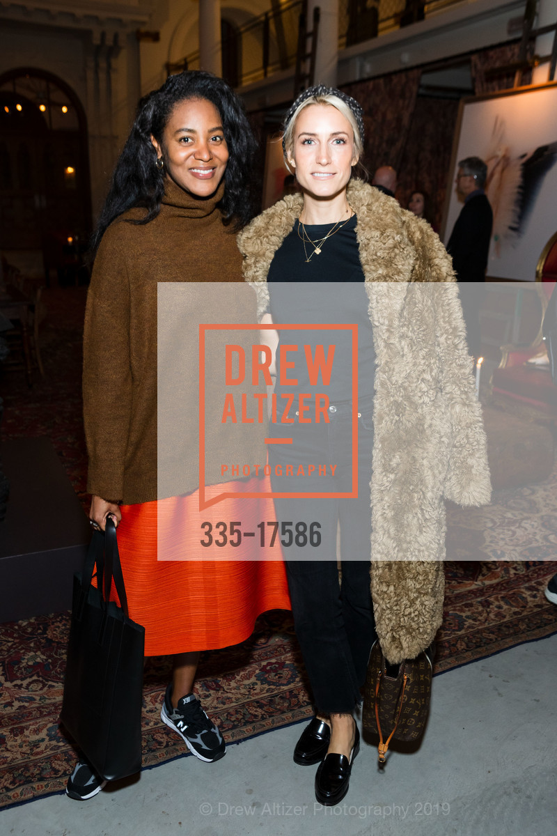 Elise Archer, Lara Bjork, Opening of Adam Lindemann's Venus Over Manhattan at St Joseph's Arts Society, St Joseph's Arts Society, January 15th, 2019, Photo #335-17586 Elise Archer, Lara Bjork, Photo #335-17586