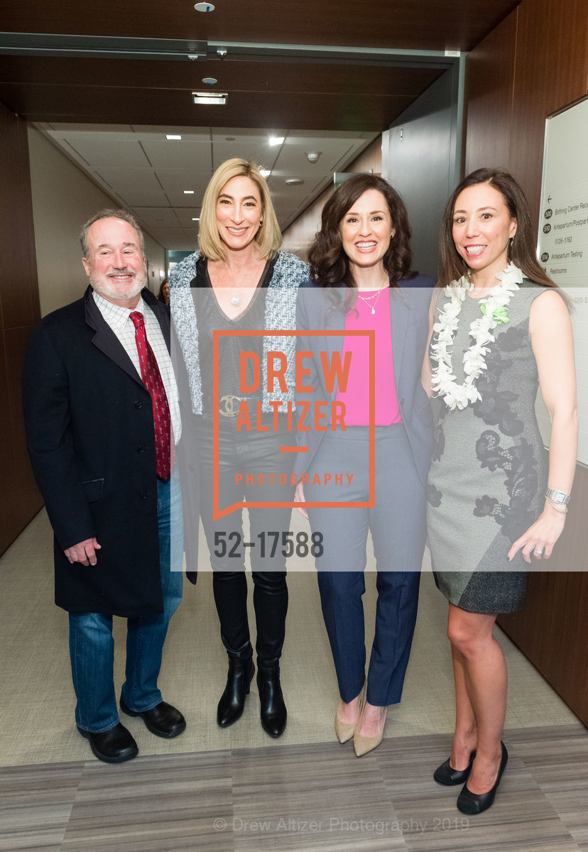 Steven Ungerleider, Michelle Notkin, Shoshana Ungerleider, Allison Eisenhardt, CPMC Women's and Children's Luncheon Opening event, CPMC Hospital. Van Ness and Geary, January 16th, 2019, Photo #52-17588 Steven Ungerleider, Michelle Notkin, Shoshana Ungerleider, Allison Eisenhardt, Photo #52-17588