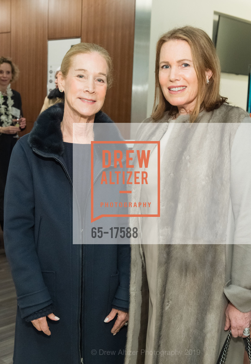 Deborah Novack, Heidi Gerber, CPMC Women's and Children's Luncheon Opening event, CPMC Hospital. Van Ness and Geary, January 16th, 2019, Photo #65-17588 Deborah Novack, Heidi Gerber, Photo #65-17588