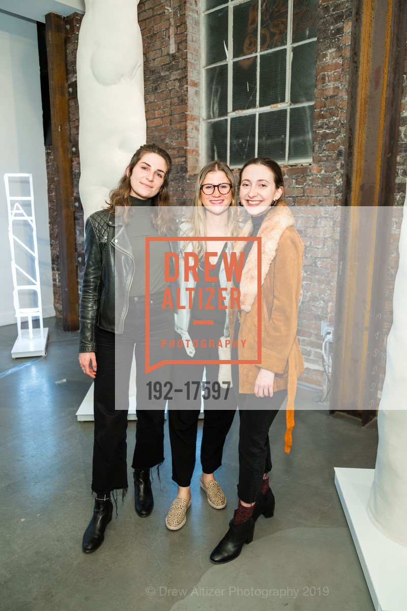 Hilary Dubin, Sophie Gibbings, Katie Dinolfo, Suzy Kellems Dominik, A Solo Exhibition at the Laundry SF, The Laundry SF. 3359 26th St, San Francisco, CA 94110, January 18th, 2019, Photo #192-17597 Hilary Dubin, Sophie Gibbings, Katie Dinolfo, Photo #192-17597