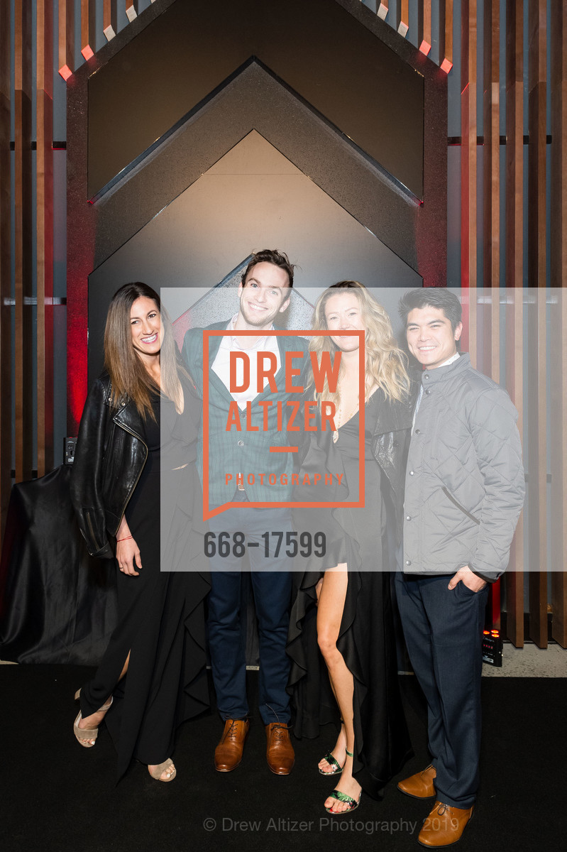 Kaleigh Shafer, Grey Sanderson, Georgia Fitzgerald, Brian Paz, Barry's Bootcamp Palo Alto Grand Opening Celebration, Stanford Shopping Center. 228 Stanford Shopping Center, January 24th, 2019, Photo #668-17599 Kaleigh Shafer, Grey Sanderson, Georgia Fitzgerald, Brian Paz, Photo #668-17599