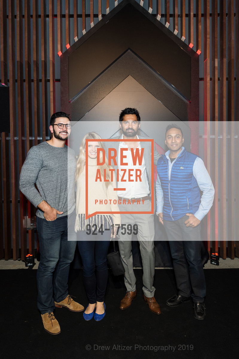Rob Sinclair, Shelly Harrison, Manu Prasanna, Arjun Thyagarajan, Barry's Bootcamp Palo Alto Grand Opening Celebration, Stanford Shopping Center. 228 Stanford Shopping Center, January 24th, 2019, Photo #924-17599 Rob Sinclair, Shelly Harrison, Manu Prasanna, Arjun Thyagarajan, Photo #924-17599