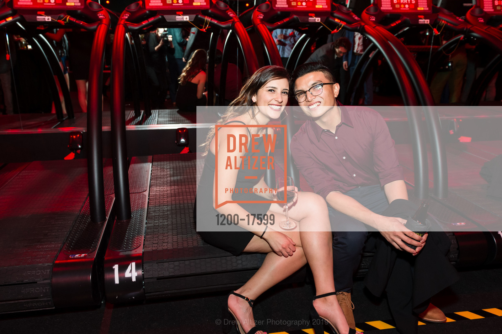 Christina Perez, Marlon Estacio, Barry's Bootcamp Palo Alto Grand Opening Celebration, Stanford Shopping Center. 228 Stanford Shopping Center, January 24th, 2019, Photo #1200-17599 Christina Perez, Marlon Estacio, Photo #1200-17599