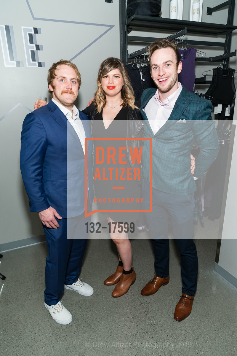 Joshua Rinehammer, Erica Rinehammer, Grey Sanderson, Barry's Bootcamp Palo Alto Grand Opening Celebration, Stanford Shopping Center. 228 Stanford Shopping Center, January 24th, 2019, Photo #132-17599 Joshua Rinehammer, Erica Rinehammer, Grey Sanderson, Photo #132-17599